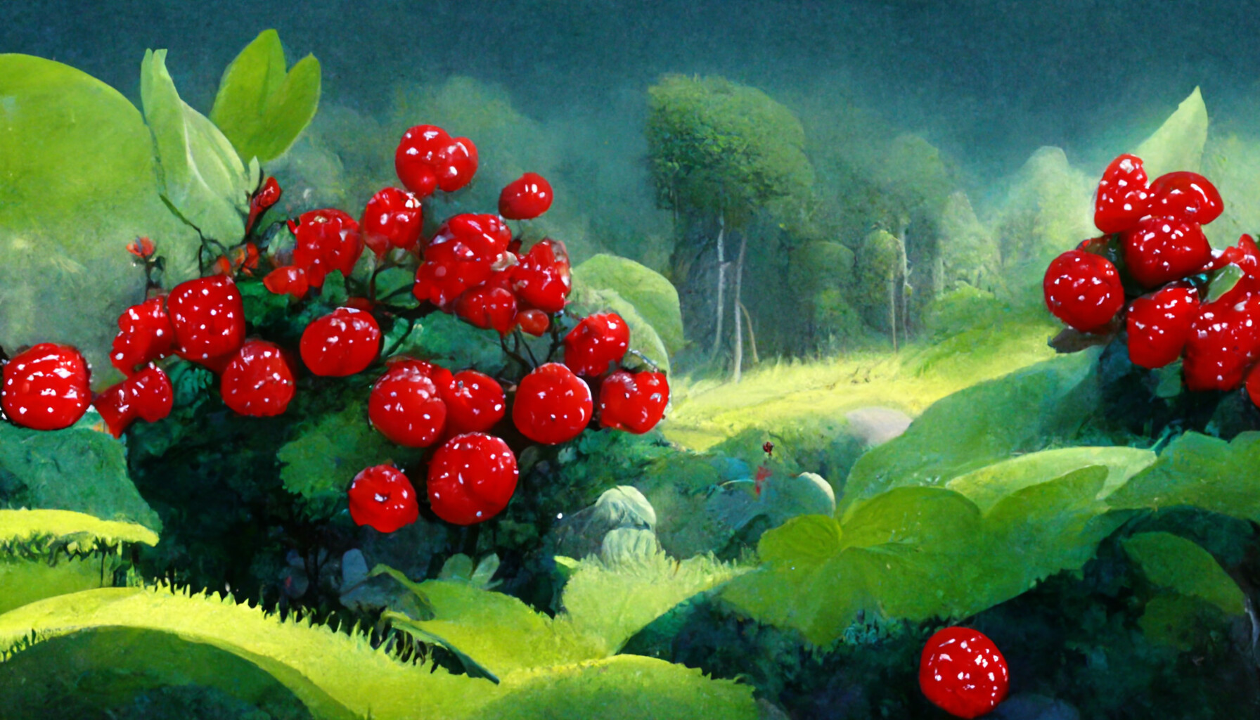ArtStation - fantasy forest wallpaper. (High quality image) | Artworks