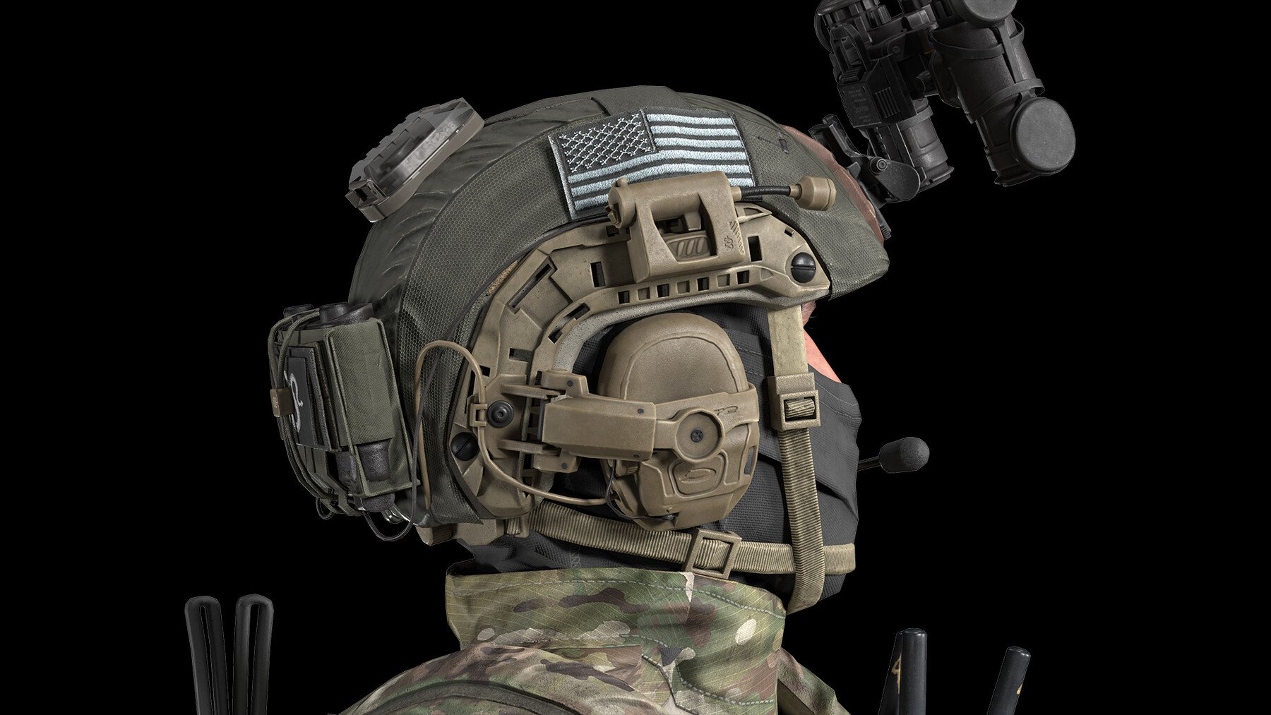 ArtStation - MILITARY GAME-READY OPS-CORE Super High Cut Helmet Low ...