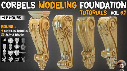 Corbels Modeling Foundation Tutorials VOL-02