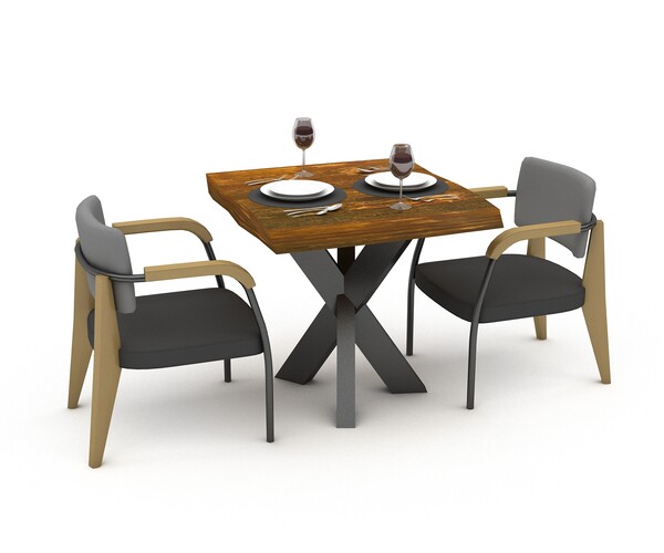 ArtStation - dining table 012 3D model | Resources