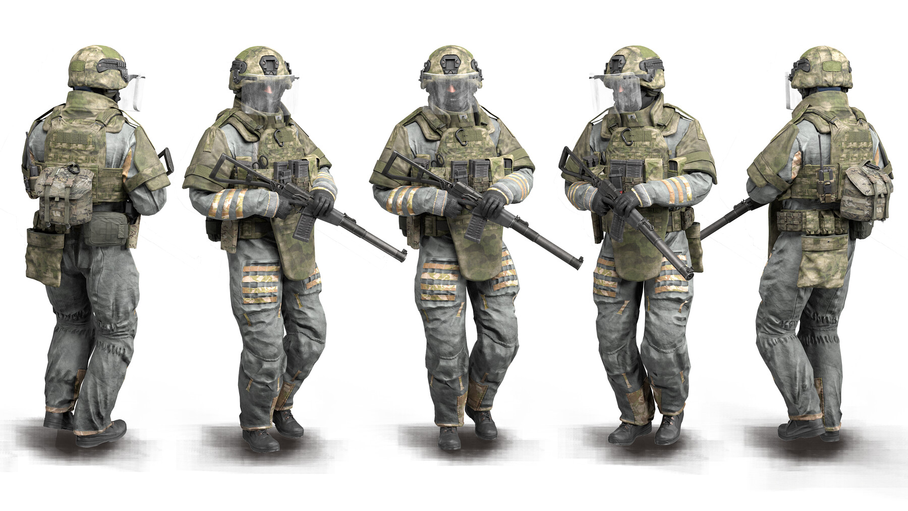 ArtStation - MILITARY Game Ready Character Russian Assault Soldier ...