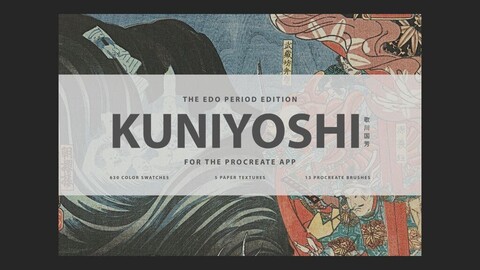 Utagawa Kuniyoshi Procreate Kit