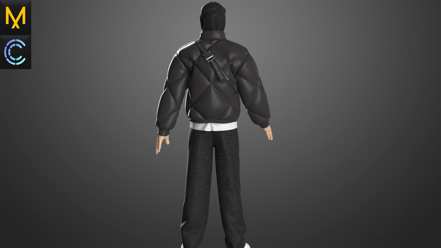LV Jacket Male OBJ mtl FBX ZPRJ | 3D model
