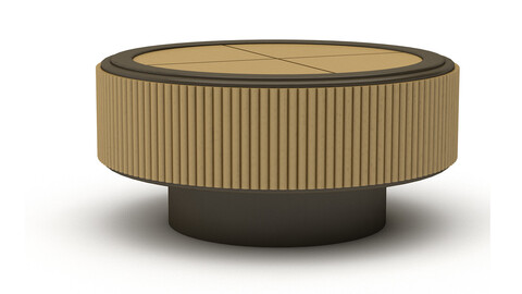 classic office coffee table 3D model