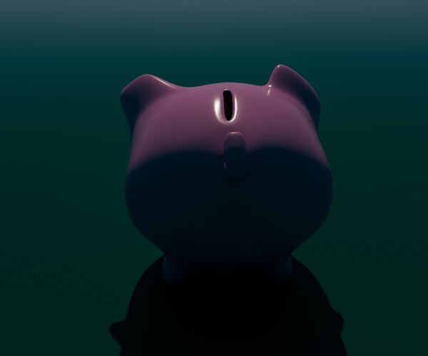 ArtStation Piggy Bank Game Assets