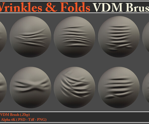 Artstation 130 Wrinkles And Folds Vdm Brush Video How To Use Brushes