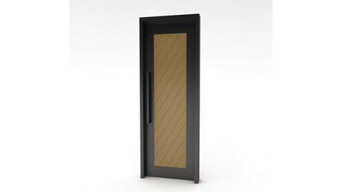 3D model modern office door