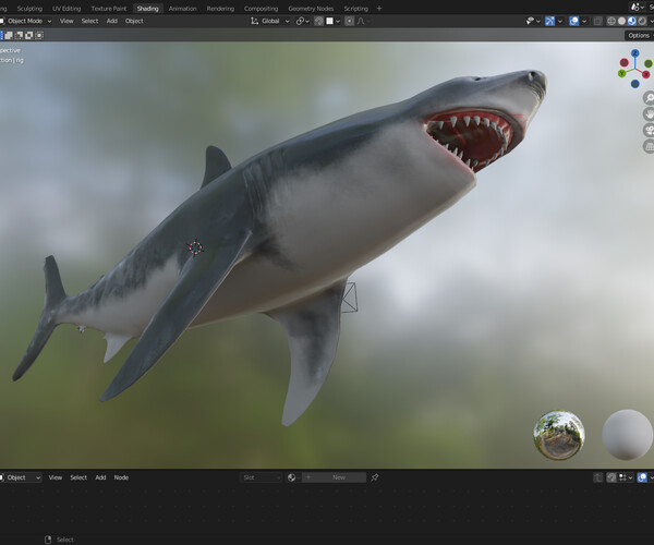 Blender Tutorial for Beginners — Rigging Sharks (Part 4) 