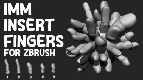 IMM - Insert Fingers for zbrush