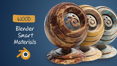 Blender Smart Material _ Wood