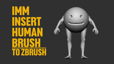 IMM - Insert human parts brush for zbrush
