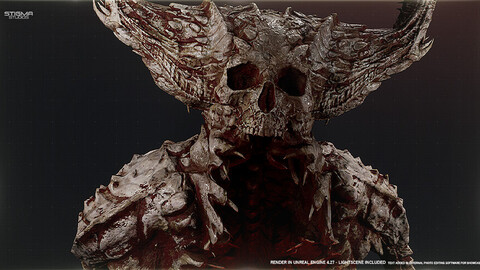 Skull Monster 03 - Game Assets + Extra