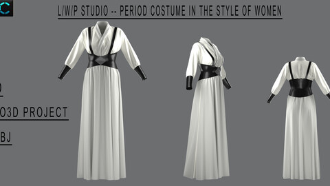 L/W/P Studio -- period costume in the style of women