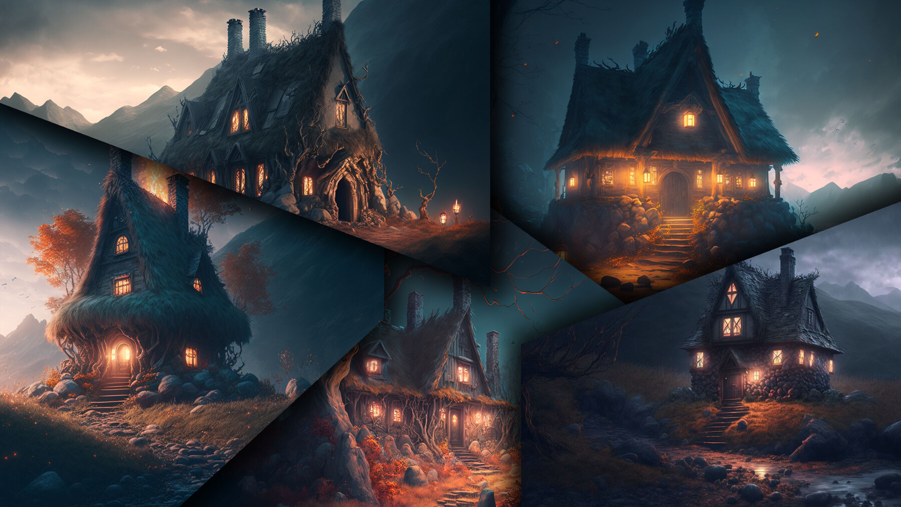 ArtStation - 132 Witch's Hut (More Than 8K Resolution) | Artworks