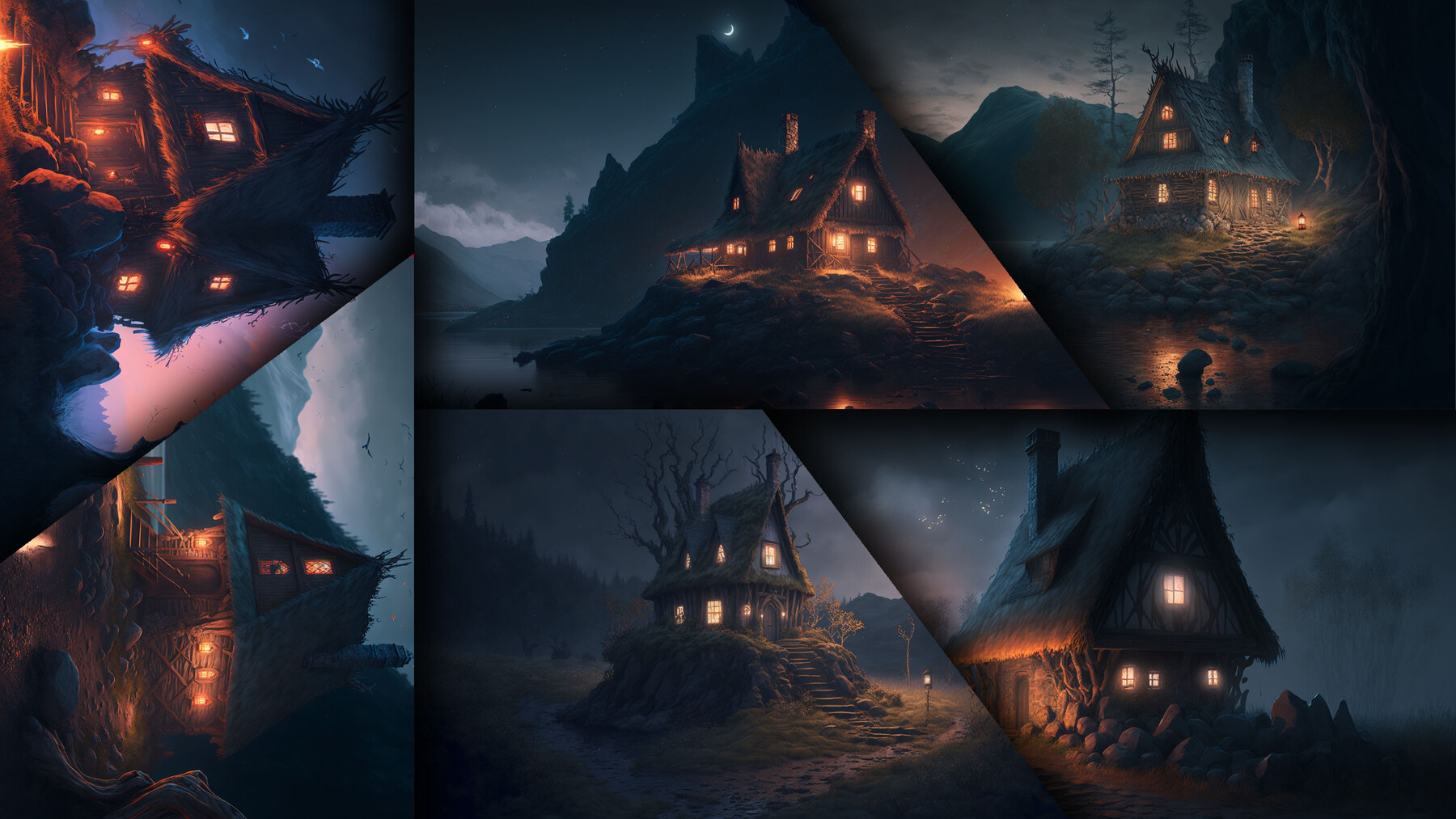 ArtStation - 132 Witch's Hut (More Than 8K Resolution) | Artworks