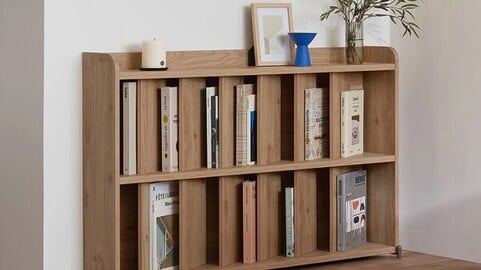 Serk 1200 width console type bookshelf