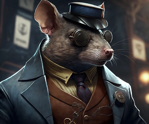 ArtStation - series of pictures of gentleman animals | Artworks