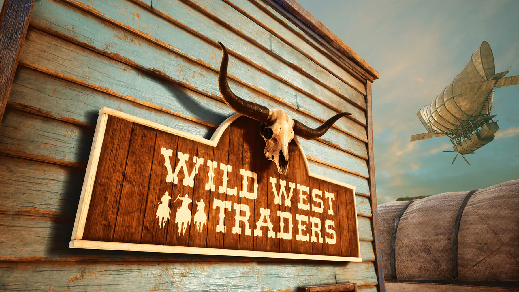 ArtStation - heyWild West City - Wild West Town - Wild West Sky City