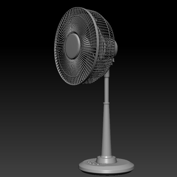 ArtStation Cooling fan 3D modeling Resources