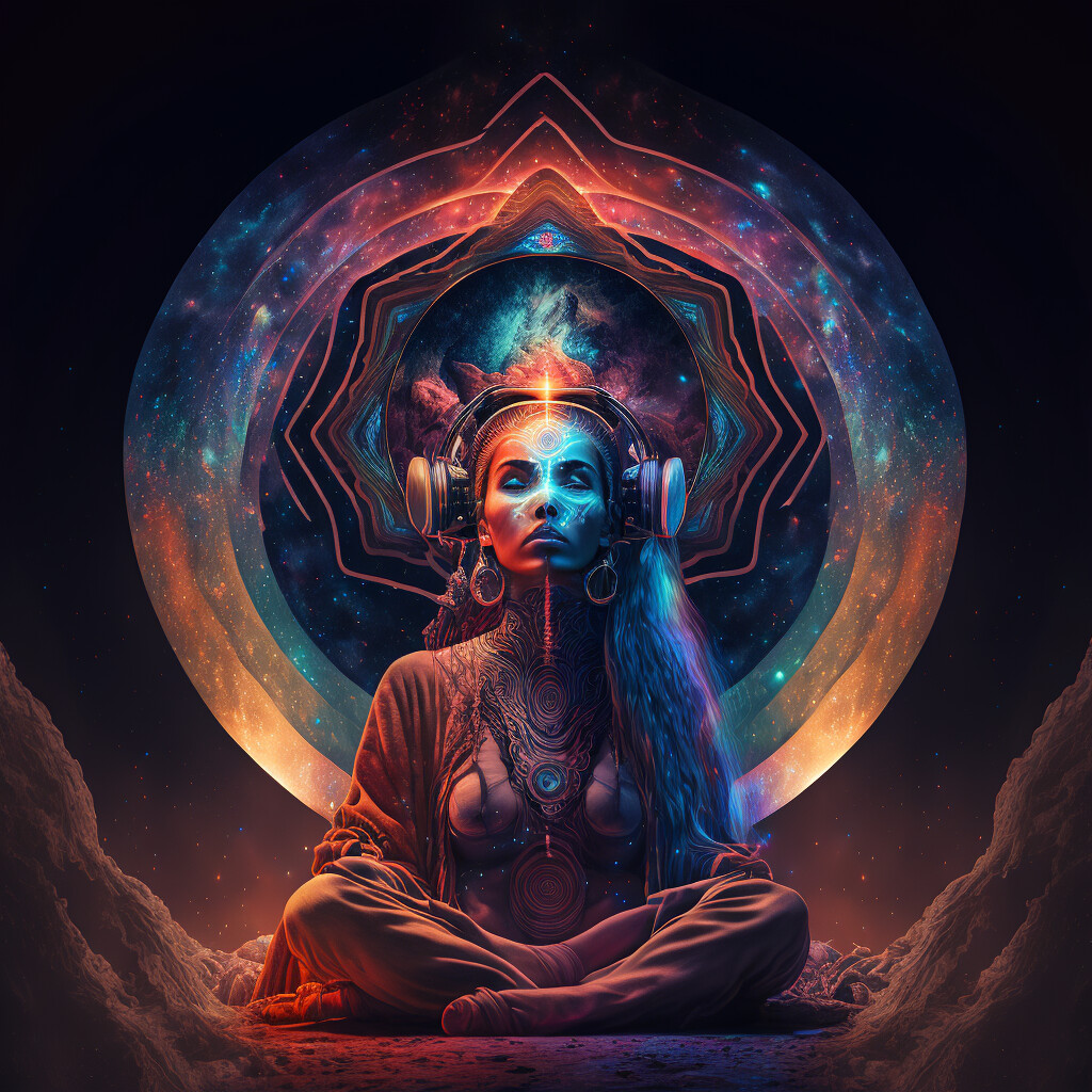 ArtStation - Neon Meditation | Artworks