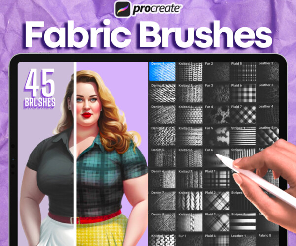 Fabrics Procreate Brush Set (325881)