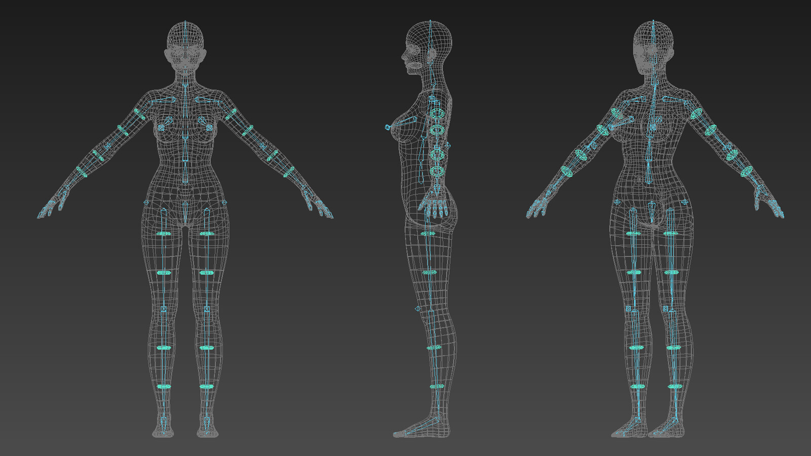 ArtStation - Female Base Mesh Low Poly | Resources