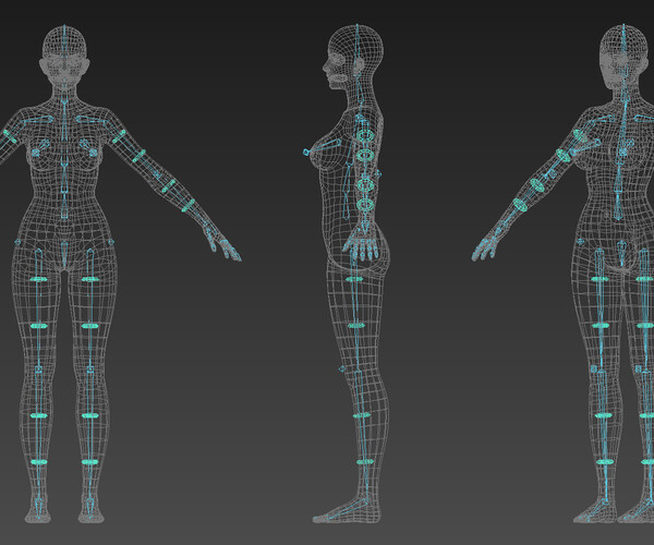 ArtStation - Female Base Mesh Low Poly | Resources