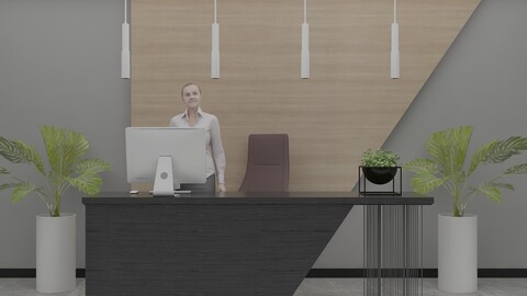 Reception Desk - 019