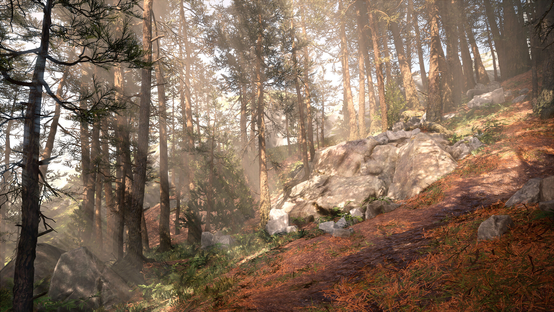 ArtStation - Rocky Pine Forest [Unreal Engine 4 & 5] | Game Assets