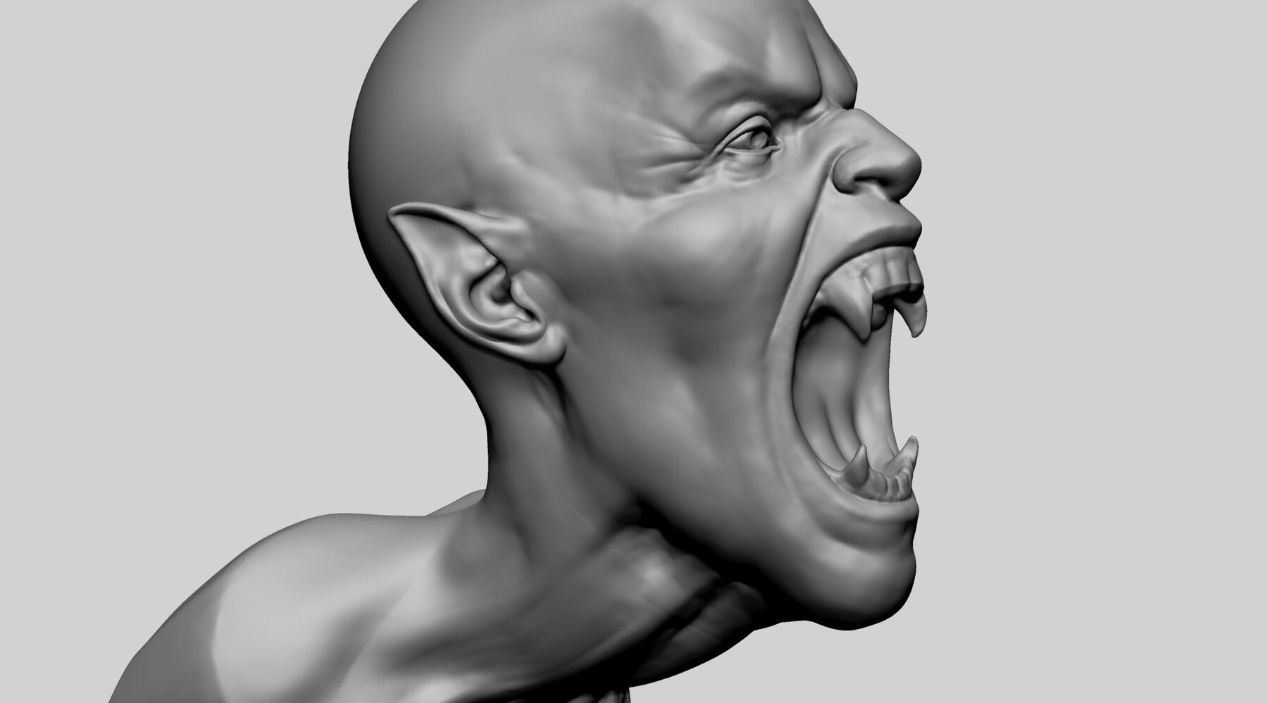 ArtStation - Creature Bust B 3D Print Model | Resources