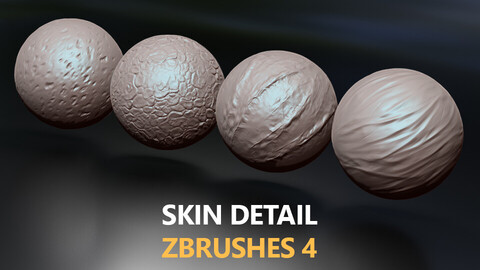 Skin Detail Zbrushes 4