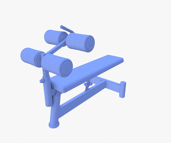 ArtStation - Adjustable crunch bench | Game Assets