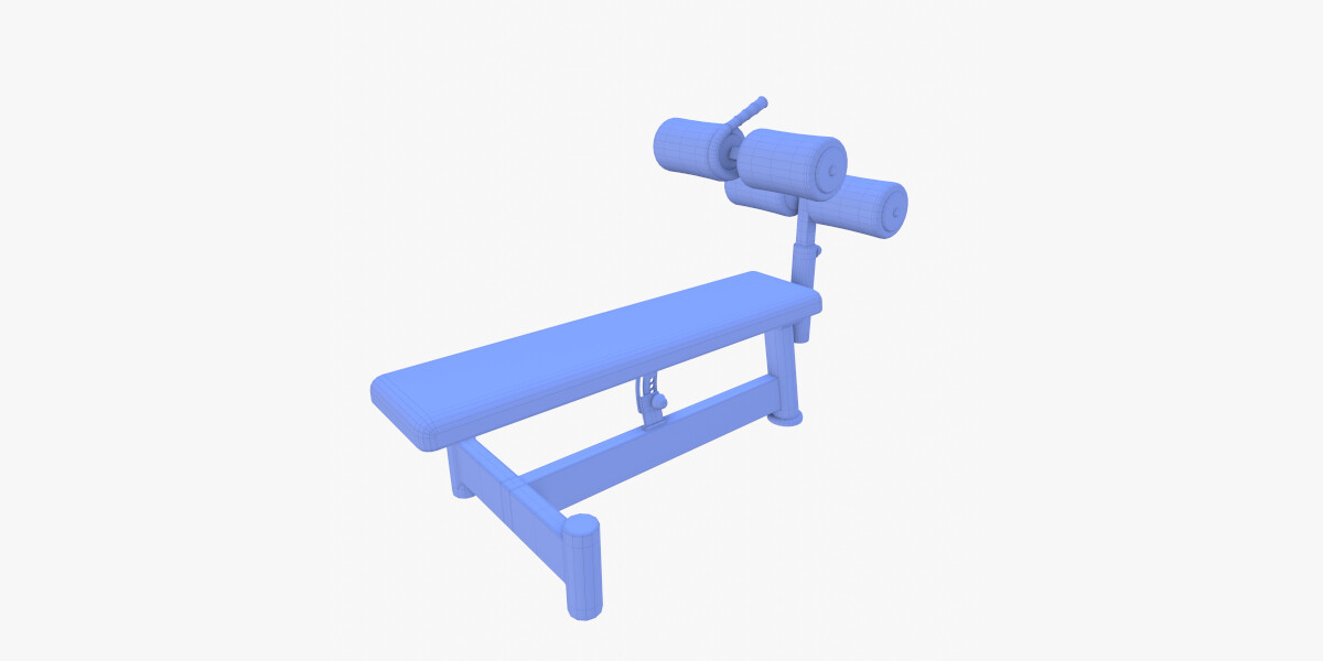 ArtStation - Adjustable crunch bench | Game Assets