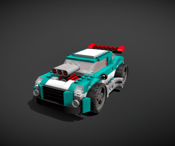 ArtStation - Lego Street Racer Car | Game Assets