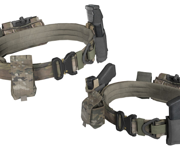 ArtStation - MILITARY Game Ready TYR Gunfighter Belt | Game Assets