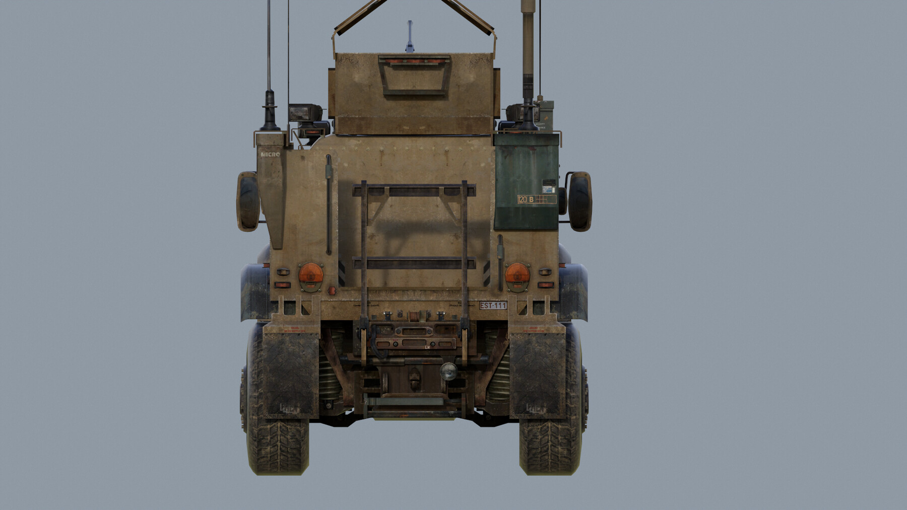 ArtStation - Military Car Ultra Low Poly | Game Assets