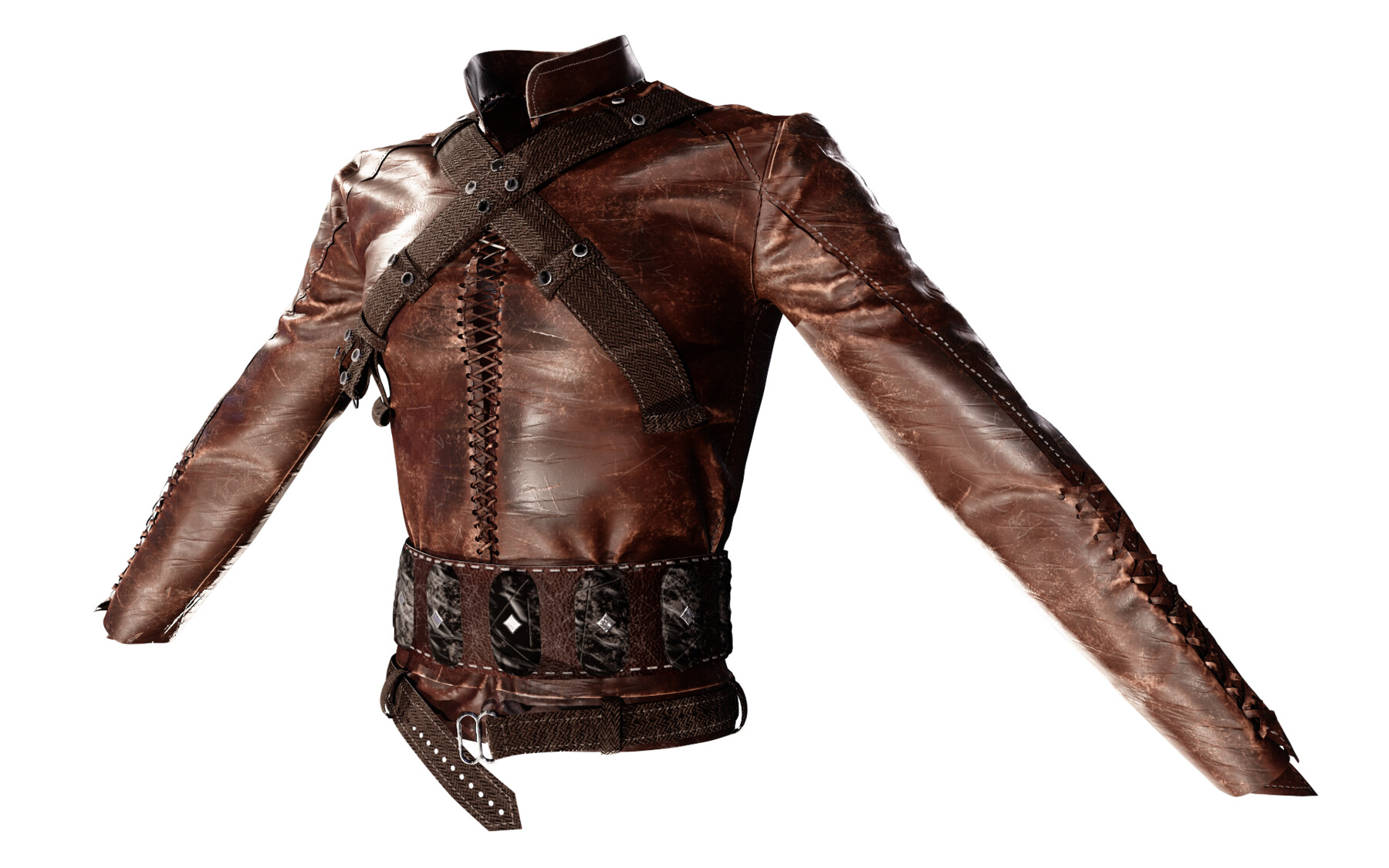 ArtStation - 3D leather jacket | Game Assets