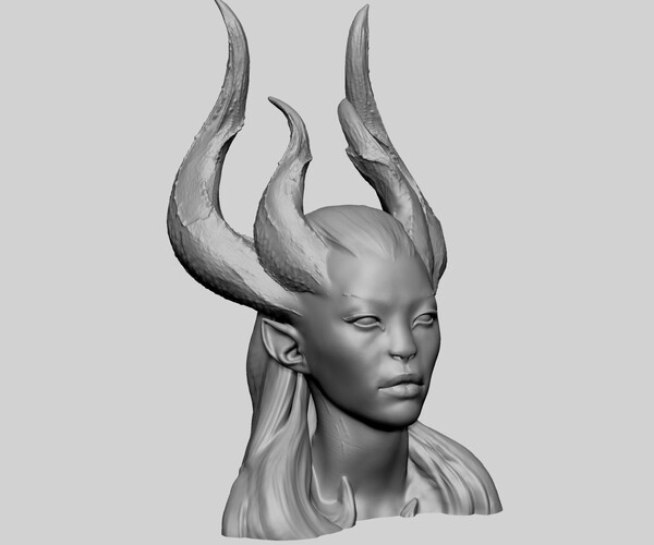 ArtStation - Fantasy Female Bust C | Resources