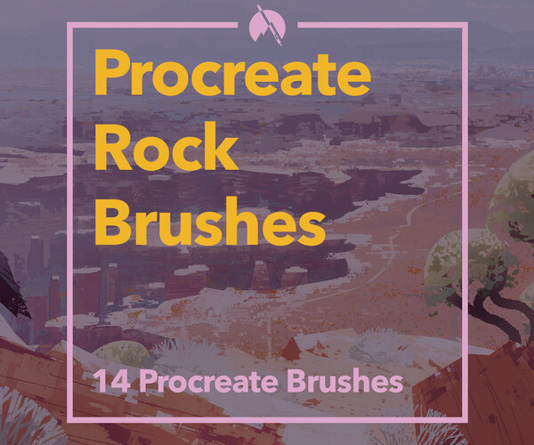 procreate free rock brushes