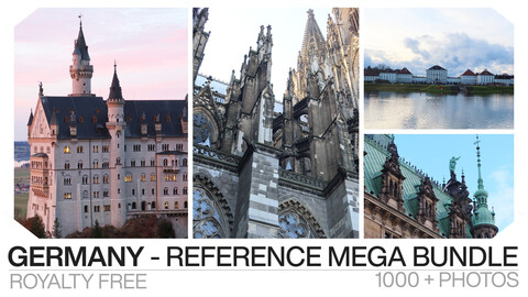 GERMANY HISTORIC BUILDINGS AND MONUMENTS PHOTO REFERENCE PACK