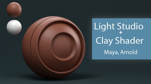 Maya Arnold LightStudio+Clay Shader