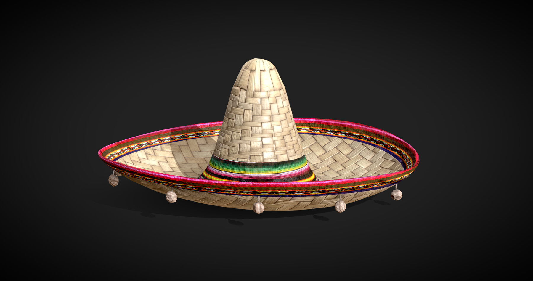 ArtStation - Louis Vuitton Cylinder Hat Low-poly