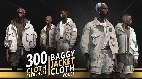 300 Baggy Jacket Concept - Character references