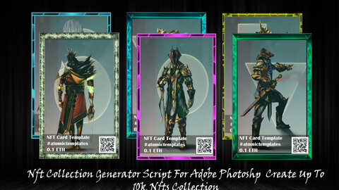 NFT COLLECTION GENERATOR PHOTOSHOP Version 2