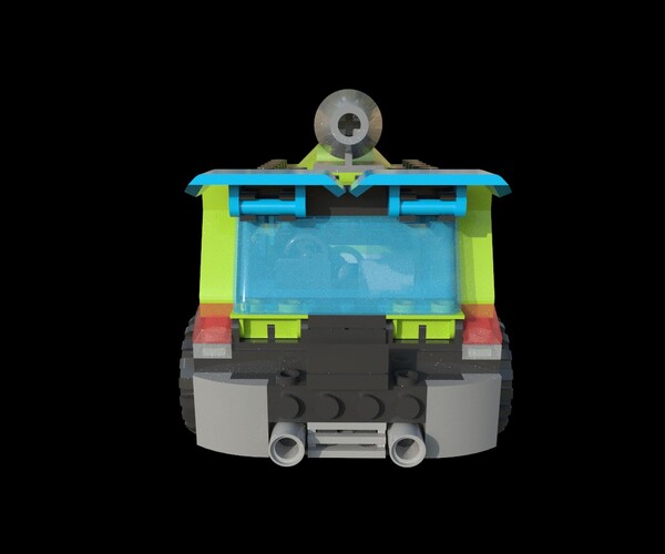 ArtStation - Rocket Rally Car Lego | Game Assets