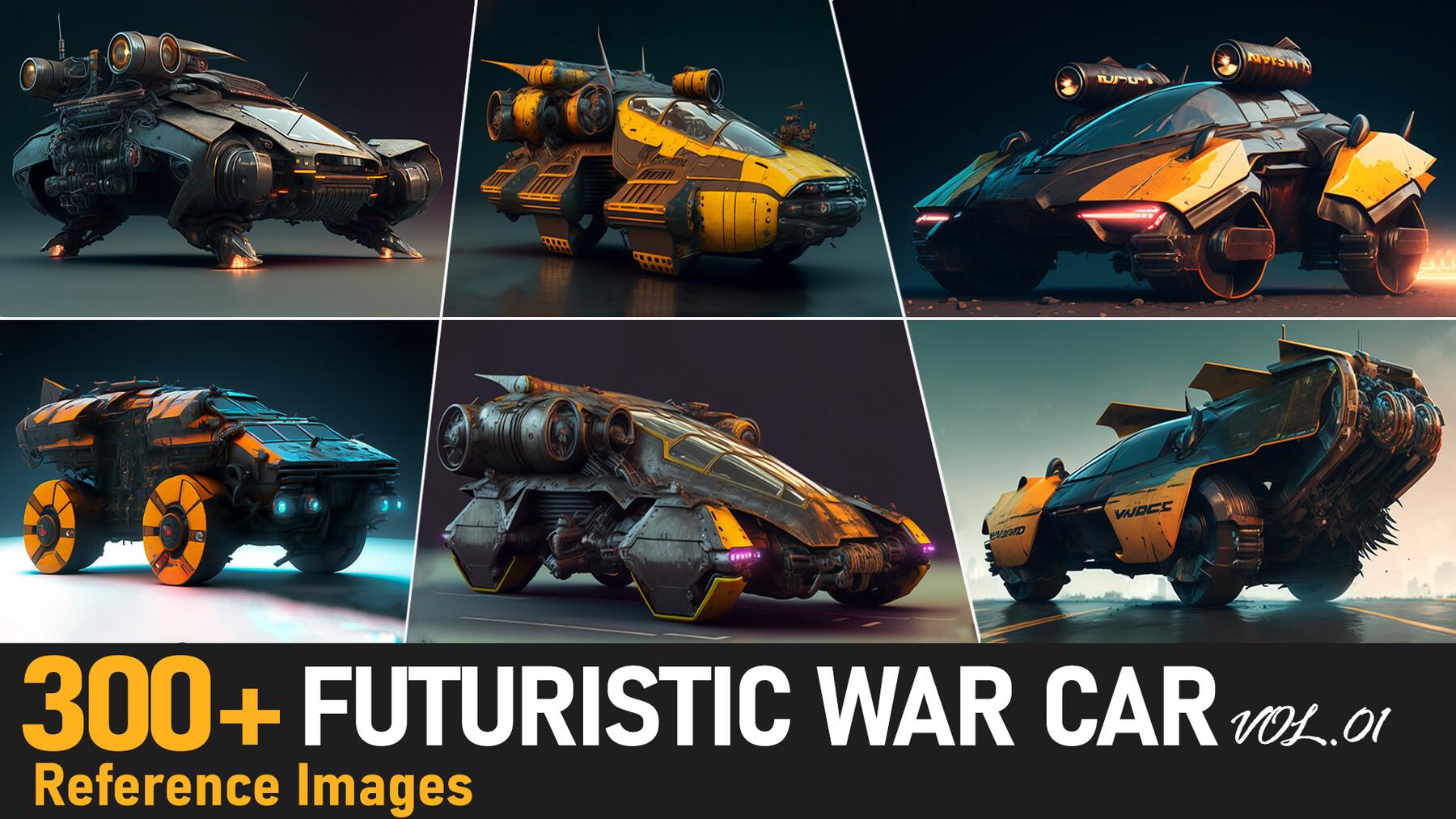 ArtStation War Car VOL.014K Reference Images Artworks