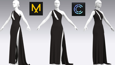Dress Outfits MD CLO 3D ZPRJ ZPAC project files 3D model