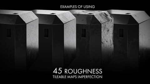 45 Roughness Maps Imperfection 4k/2k Textures