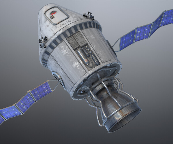 ArtStation - Spaceship - Command module | Game Assets