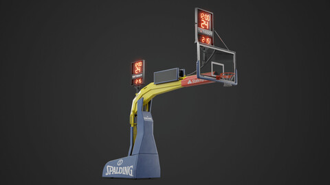 Basketball Hoop System 3D Model